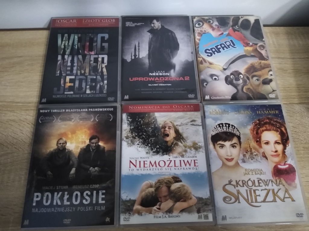 Płyta DVD, cena za 6 sztuk