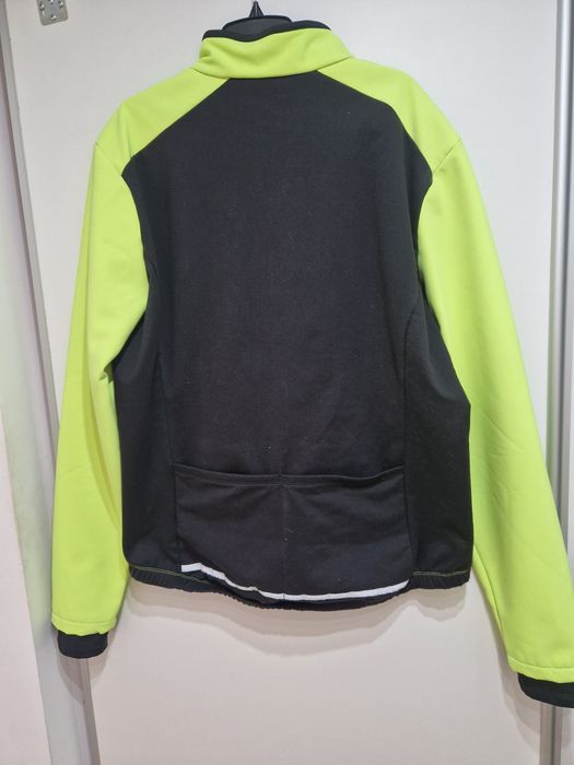 Kurtka rowerowa B-TWIN ciepła odblaskowa  2XL