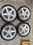 Koła felgi 18 5x112 oryginalne audi opony 245 40 r18
