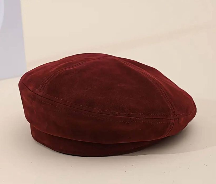 Берет жіночий бордо шапка головний убір