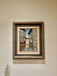 Quadro / pintura a óleo F. Viana 37 anos com moldura