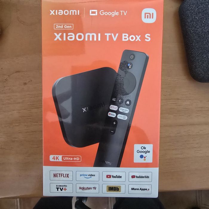 Xiaomi TV Box S 2nd Gen Google TV 4K HDR10 Nova Selada