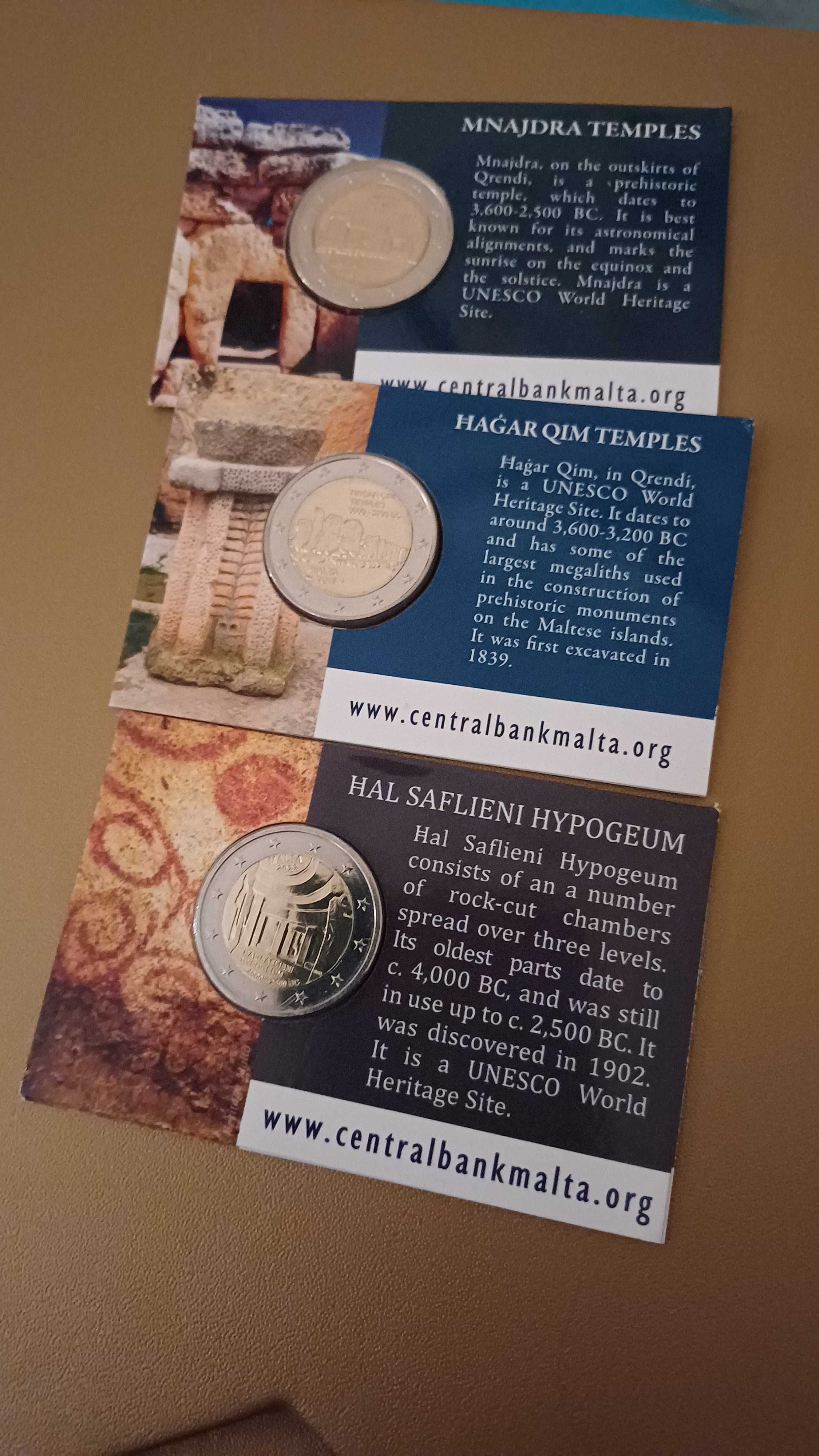 Coincards moedas Malta