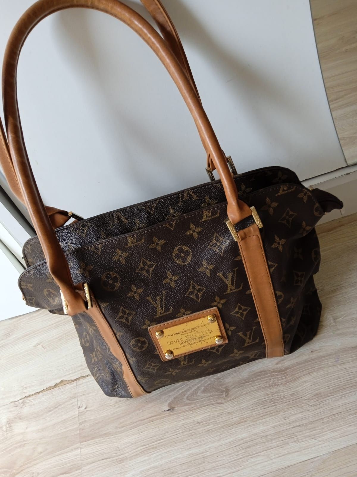 Vintage canvas Tote torebka Louis Vuitton