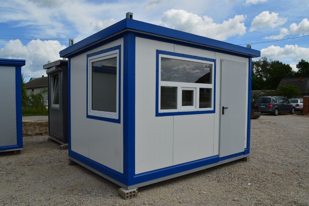 Kontener ocieplany biurowy biuro socjalny stróżówka kiosk barak domek