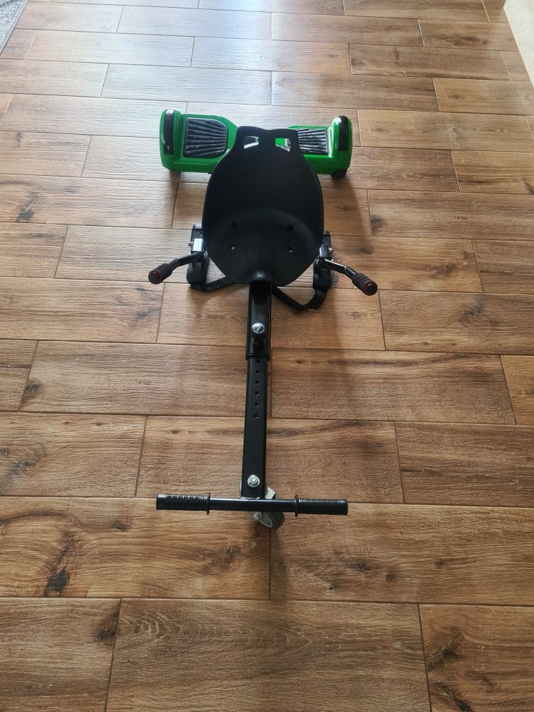 Deskorolka elektryczna Hoverboard zielona z nakładką
