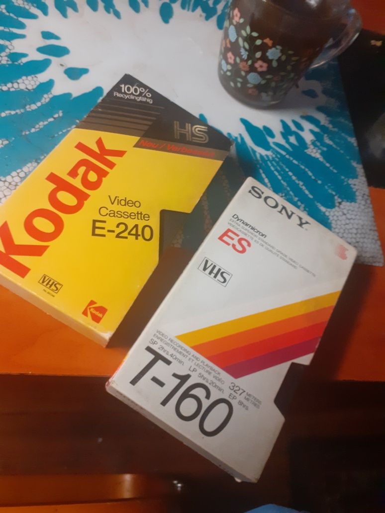Kasety vhs puste czyste