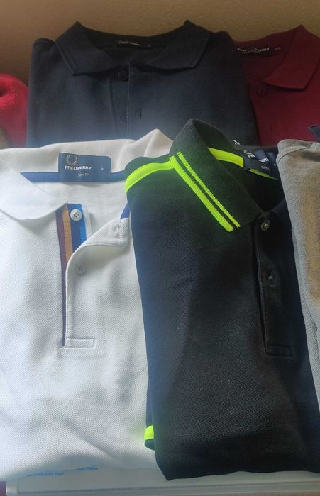 9 polos XS Fred Perry como novos