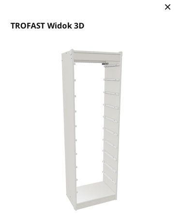 Trofast Ikea regał na zabawki. 46x30x145