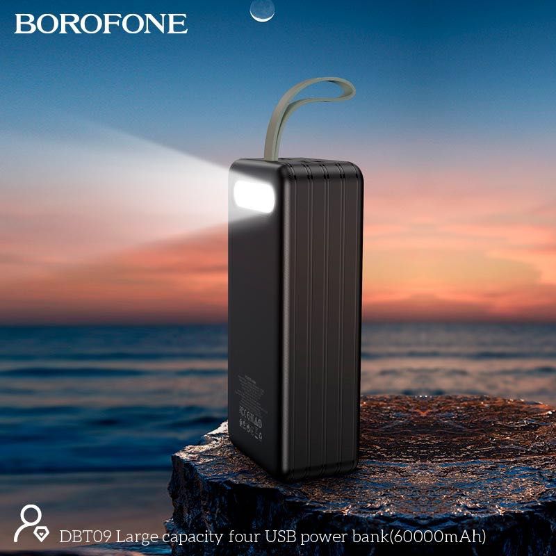 УМБ BORAFONE Power bank DBT09 60000mAh, 100% ємність, гарантія!