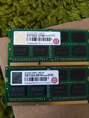 16гб пара 8+8gb DDR3L оперативная память для ноутбука
