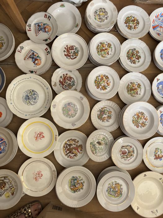 Дитячий посуд тарілки сервіз ссср тарелеи сервиз