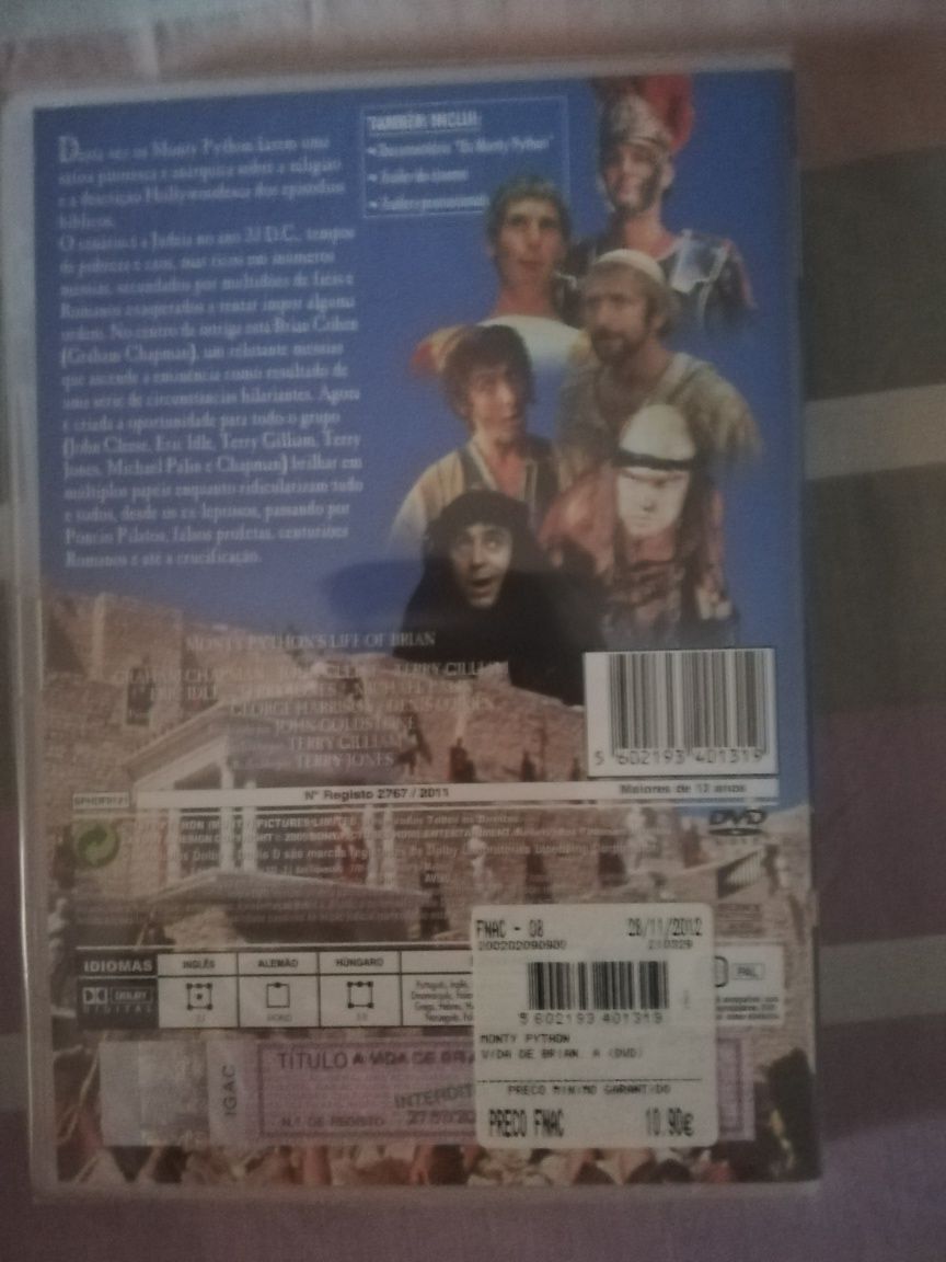 DVD a vida de Brian