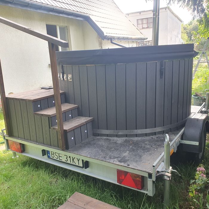 Mobilna balia ogrodowa/ ruska bania/ wynajem / Toruń / Chełmno/Świecie