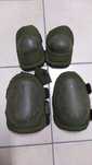 Joelheiras e cotoveleiras em OD para airsoft