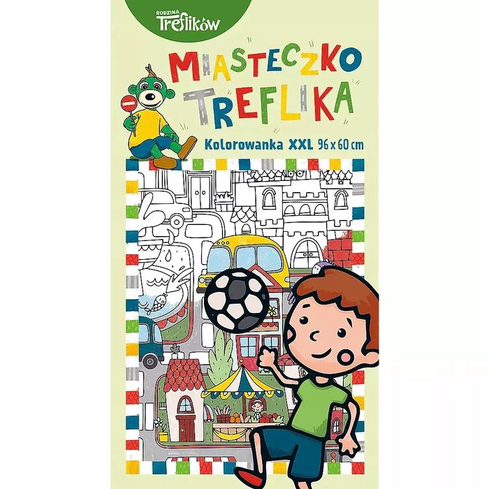 Kolorowanka XXL. Miasteczko Treflika. Trefl Books