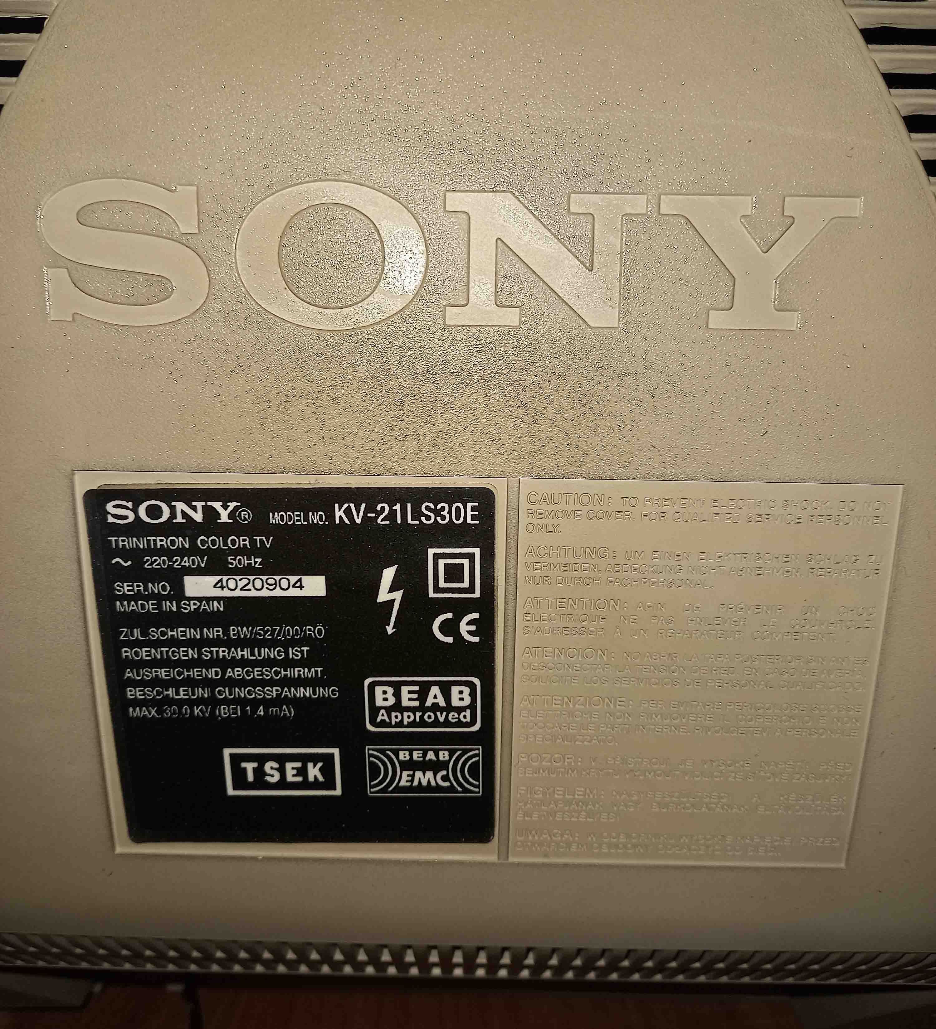 Телевізор Sony KV-21LS30E (21") (б/в)