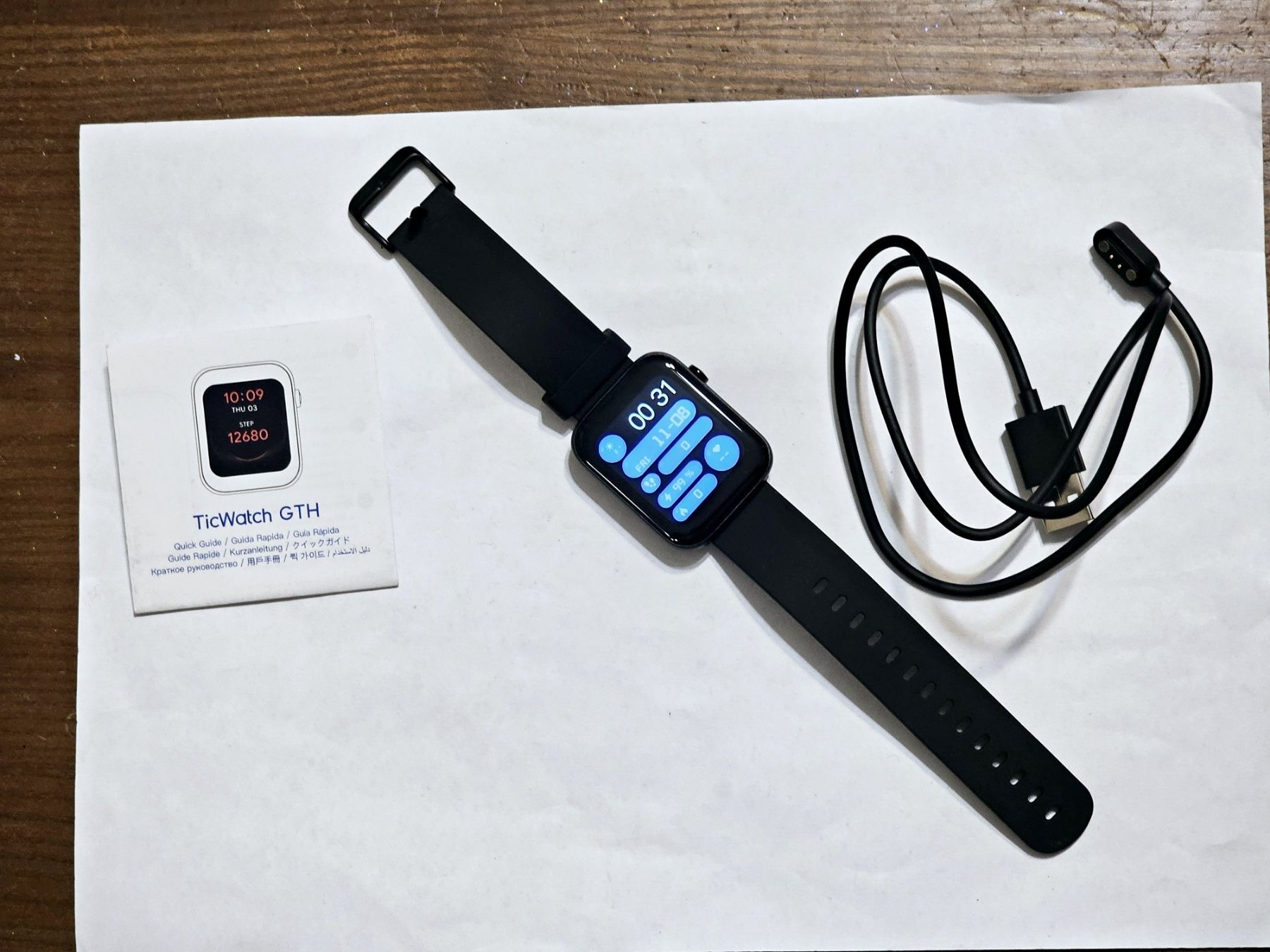 Смарт годинник металевий TicWatch GTH