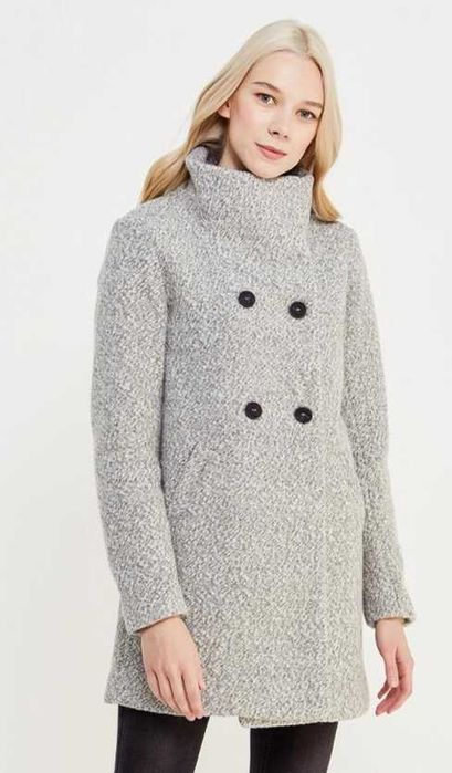 Жіноче пальто осіннє пальто демісезонне пальто сіре пальто розмір S