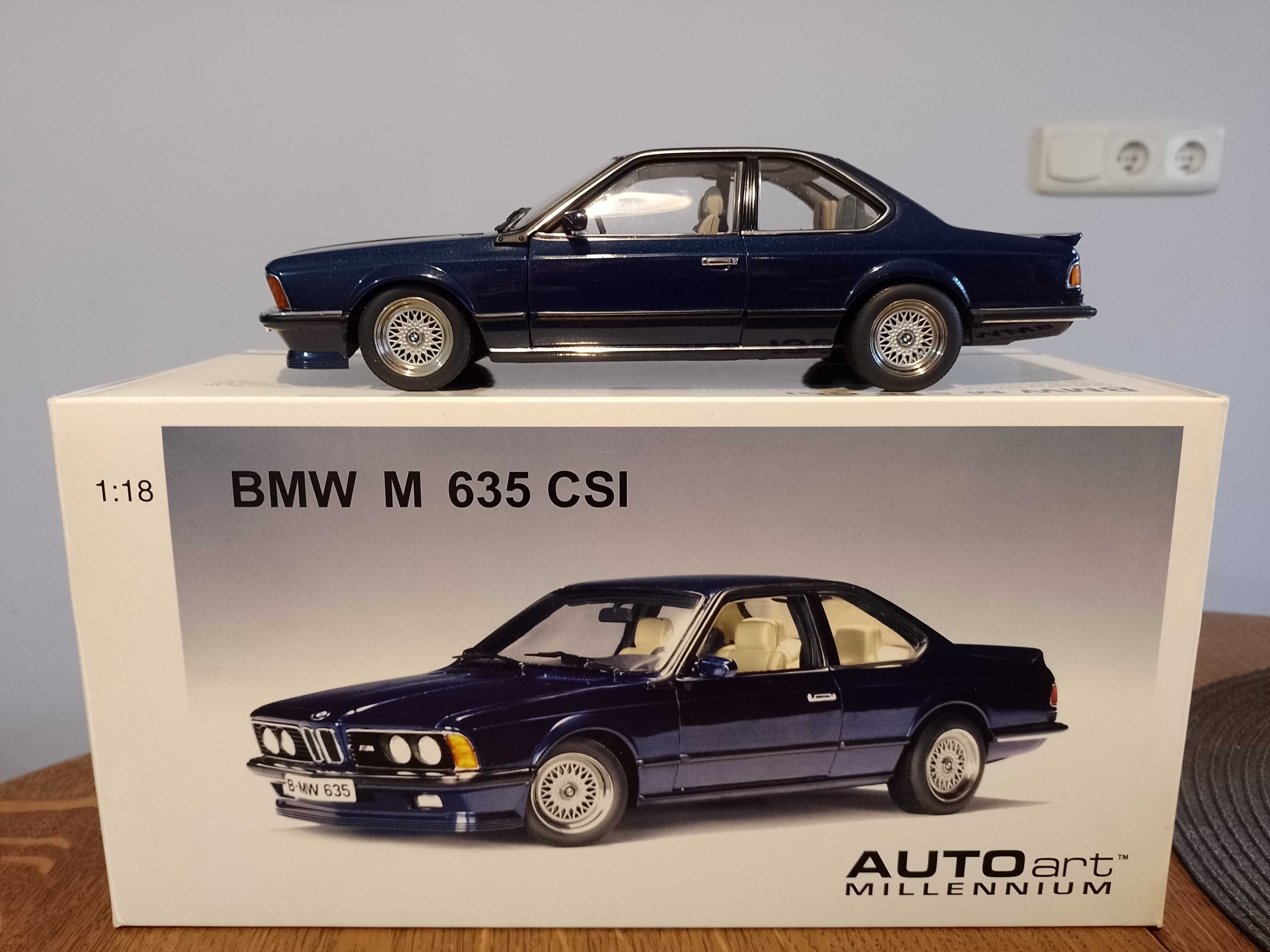 AutoArt 1:18 BMW M635 CSI E24 Royal Blau