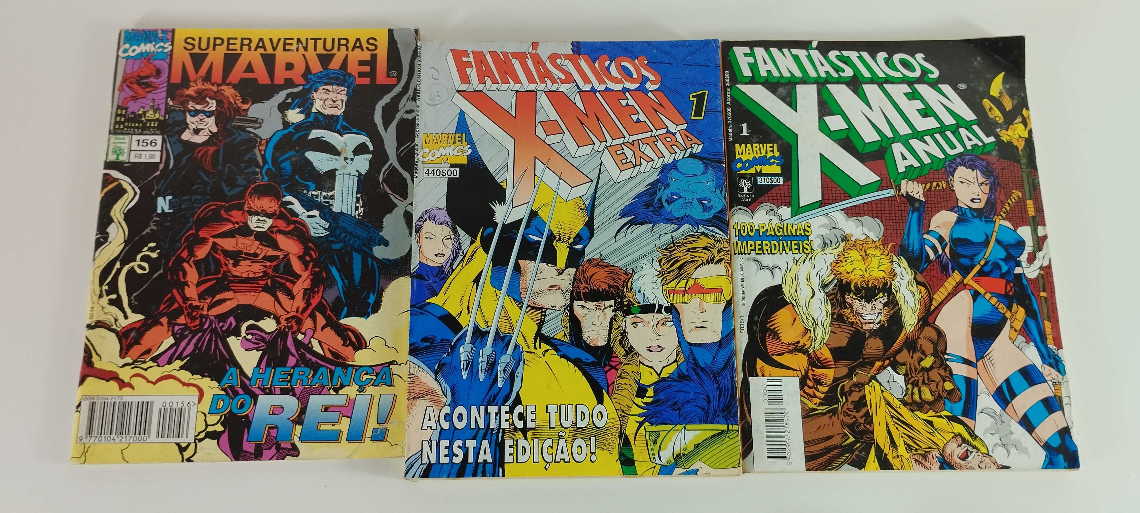 BD PT Lote Revistas Marvel Comics X-Men Wolverine