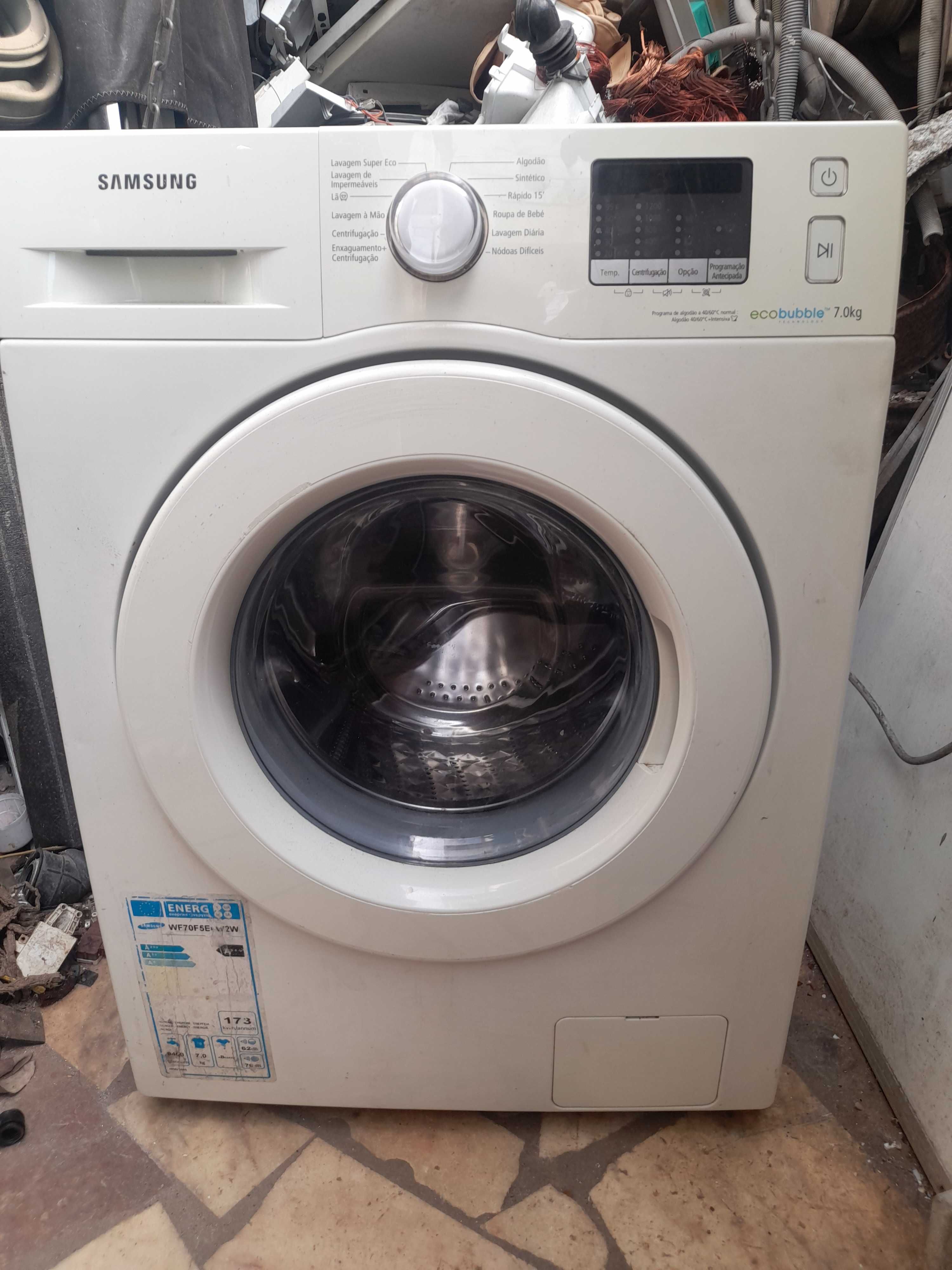 maquina de roupa Sansung 7 quilos 1200 rpm