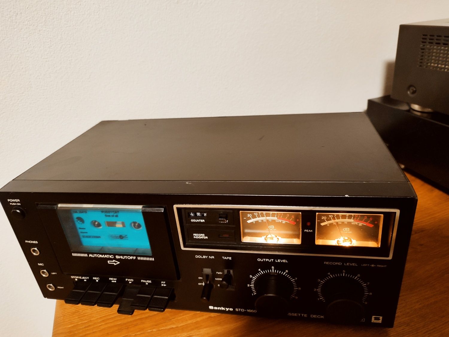 WYPRZEDAŻ !Magnetofon kasetowy Sankyo STD 1660, rozmiar midi, rzadki