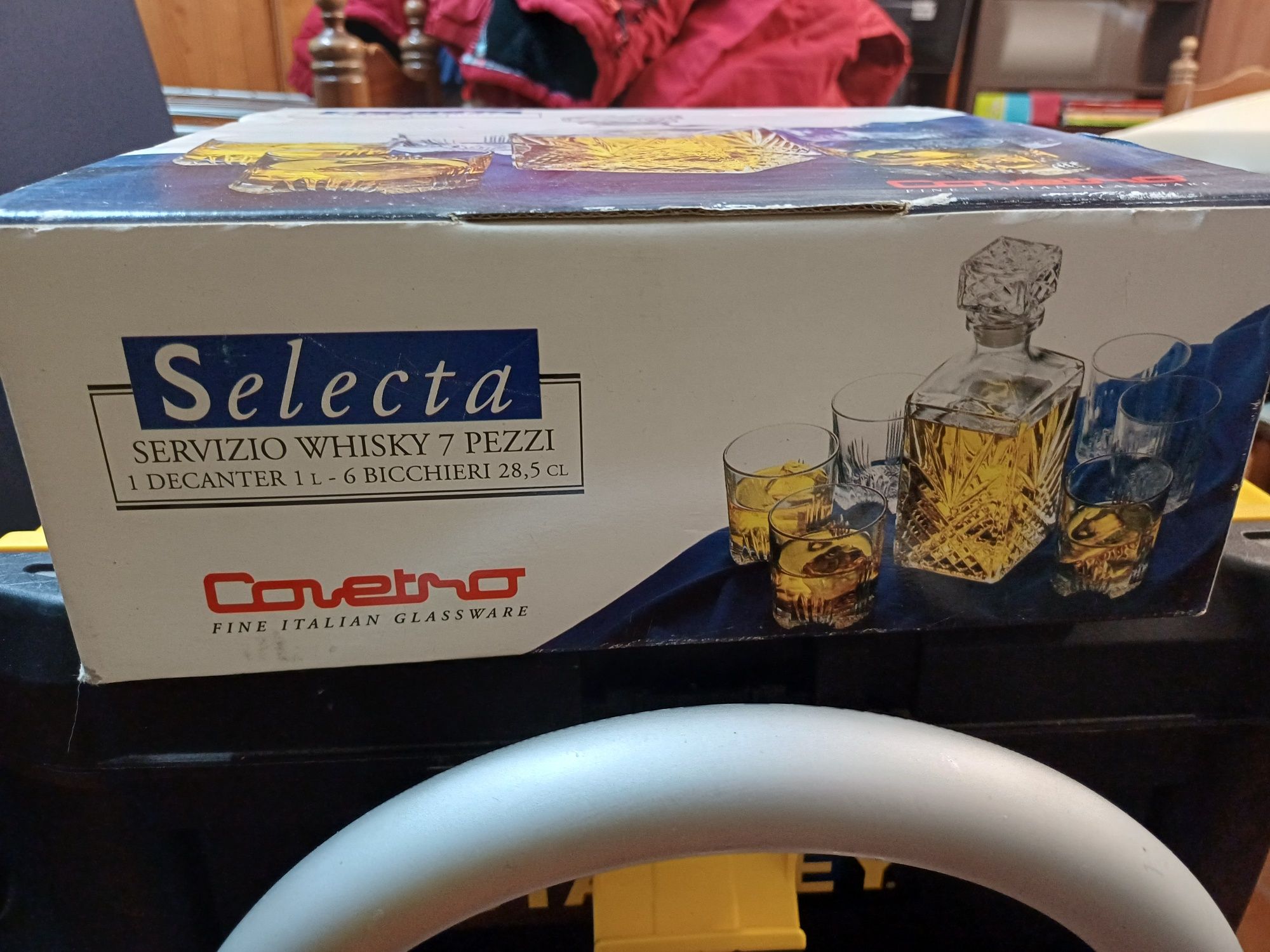 Serviço de Whisky, 7 peças Selecta em Cristal novo