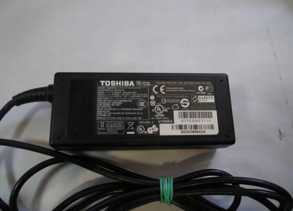 Oryginalny Zasilacz 65W 19V 3,42A ASUS/TOSHIBA/LENOVO