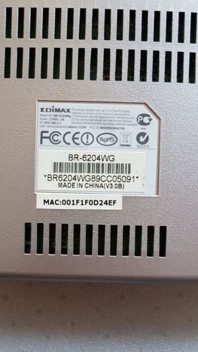 Router Edimax BR-6204WG