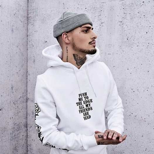 Mister Tee Lil Uzi Vert Push Me Hoodie Męska Bluza z kapturem L