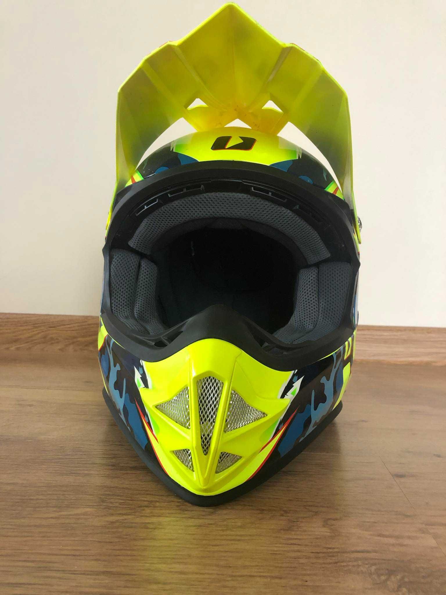 Kask szczękowy iMX Racing FMX-01 XS (54) żółty