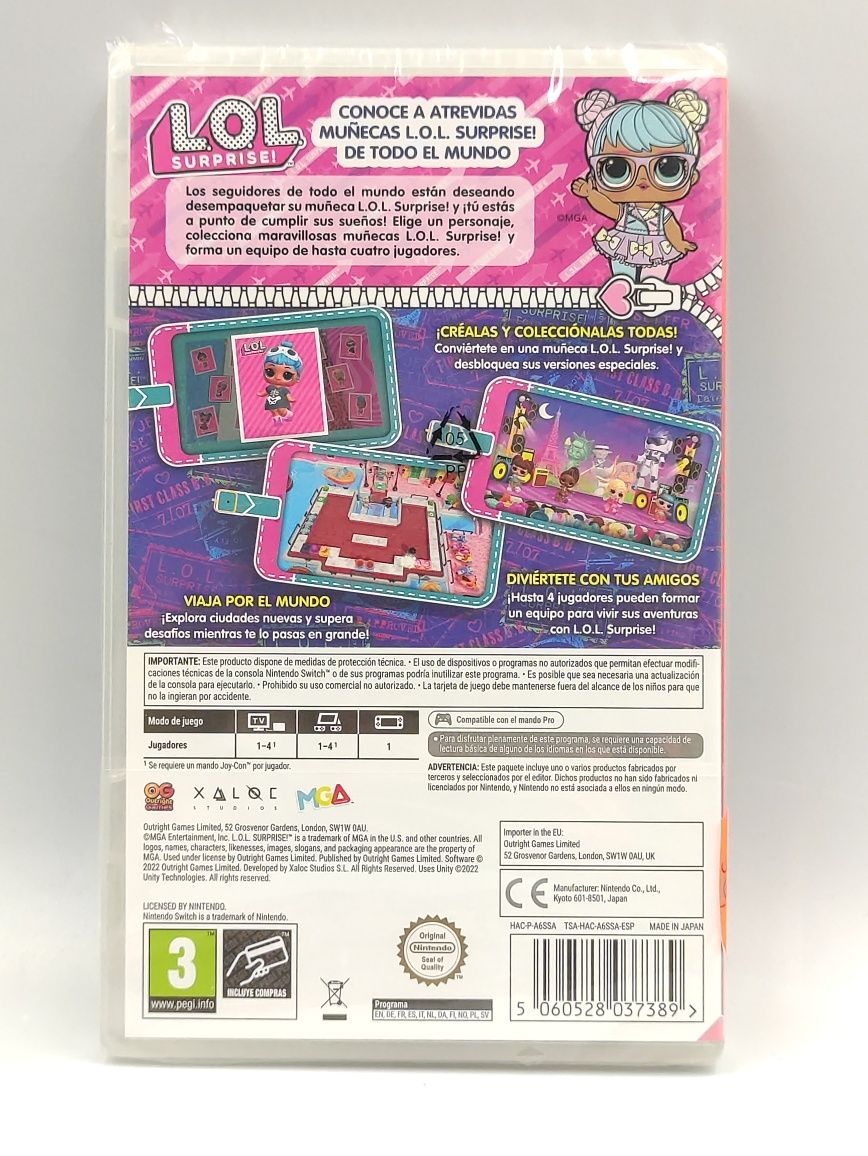 Na Lewara Gra Nintendo Switch L.O.L Surprise! B.B.S Nacidas Para Viaja