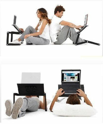 Стол для ноутбука с охлаждением с подставкой для мышки Laptop table T8