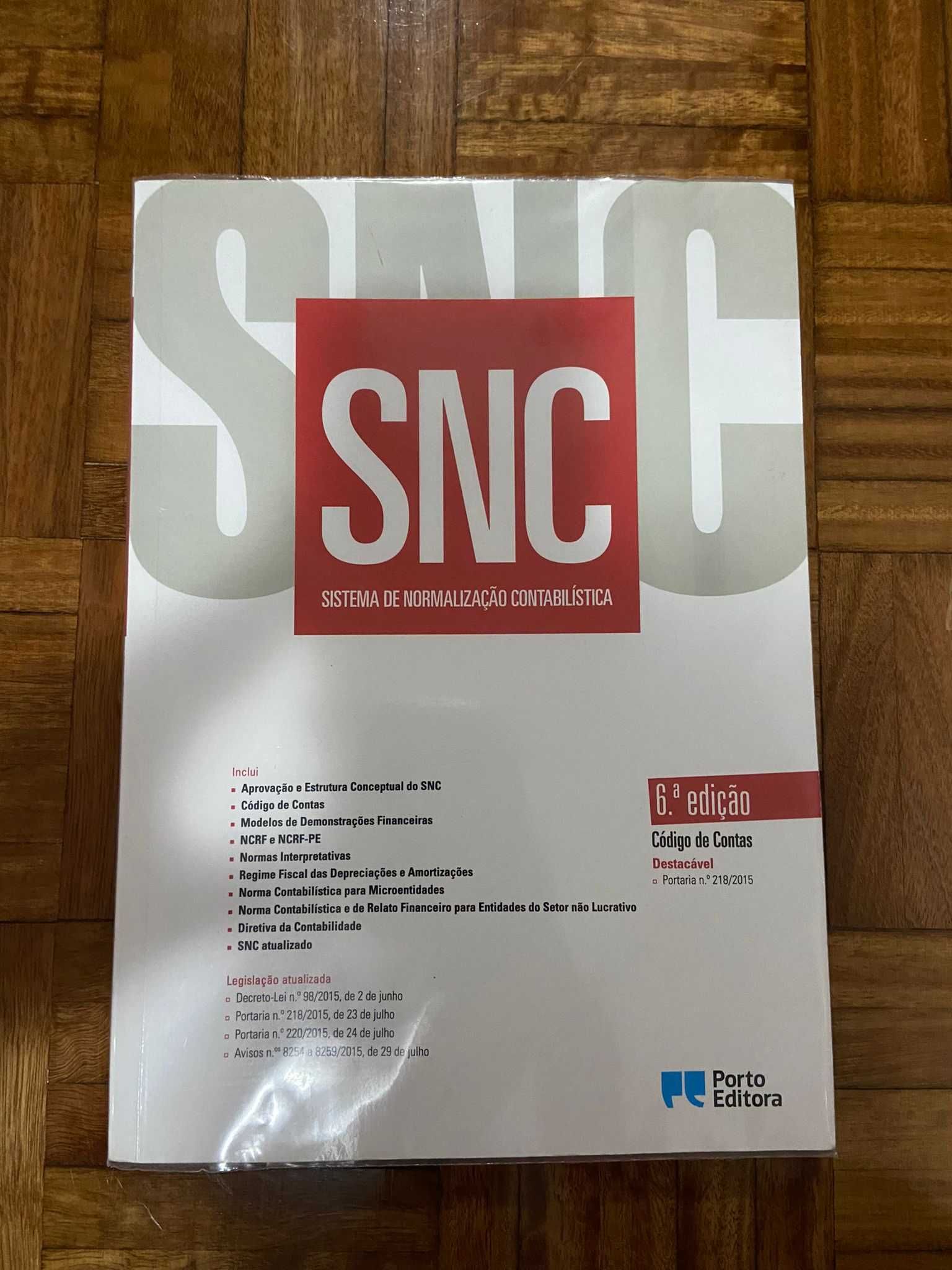 Livro SNC (Sistema de Normalização Contabilística)