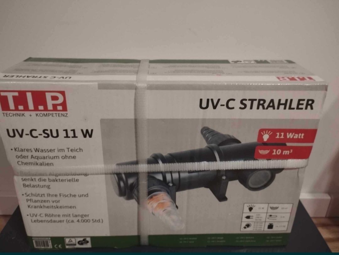 Lampa do akwarium oczka wodnego T.I.P. sterylizator UV-C SU 11W