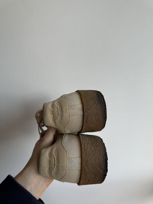 Stan Smith oryginalne beżowe buty skórzane zamszowe 46 2/3