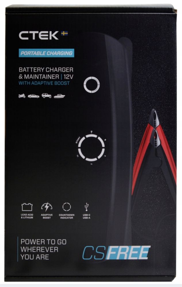 Prostownik automatyczny ladowarka aku CTEK CS FREE 12V 20A