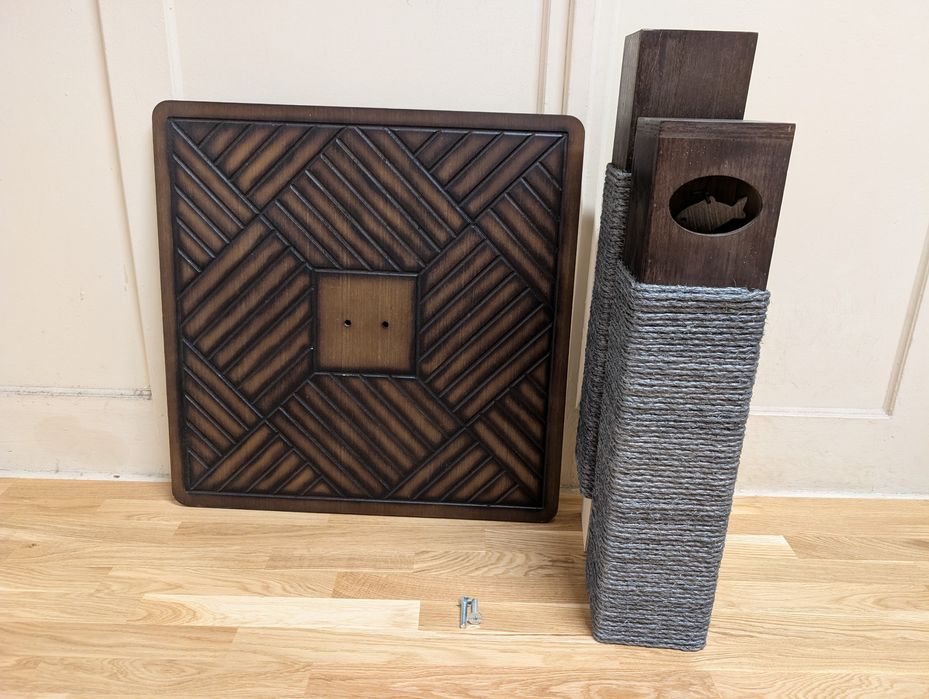 Modern Living Drapak Dla Kota Sered Brązowo-Szary 119Cm Elegancki Duży