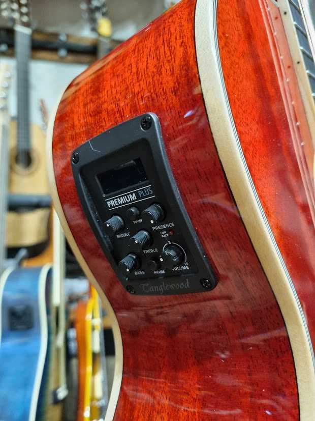 TANGLEWOOD TW4CE Solid top gitara elektroakustyczna Lity mahoniowy top