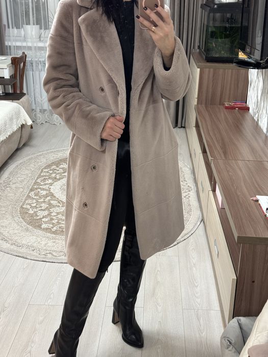 Жіноче хутряне пальто-плюш (TEDDY)