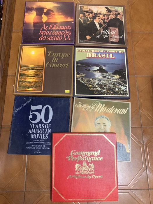 Lote de discos de vinil