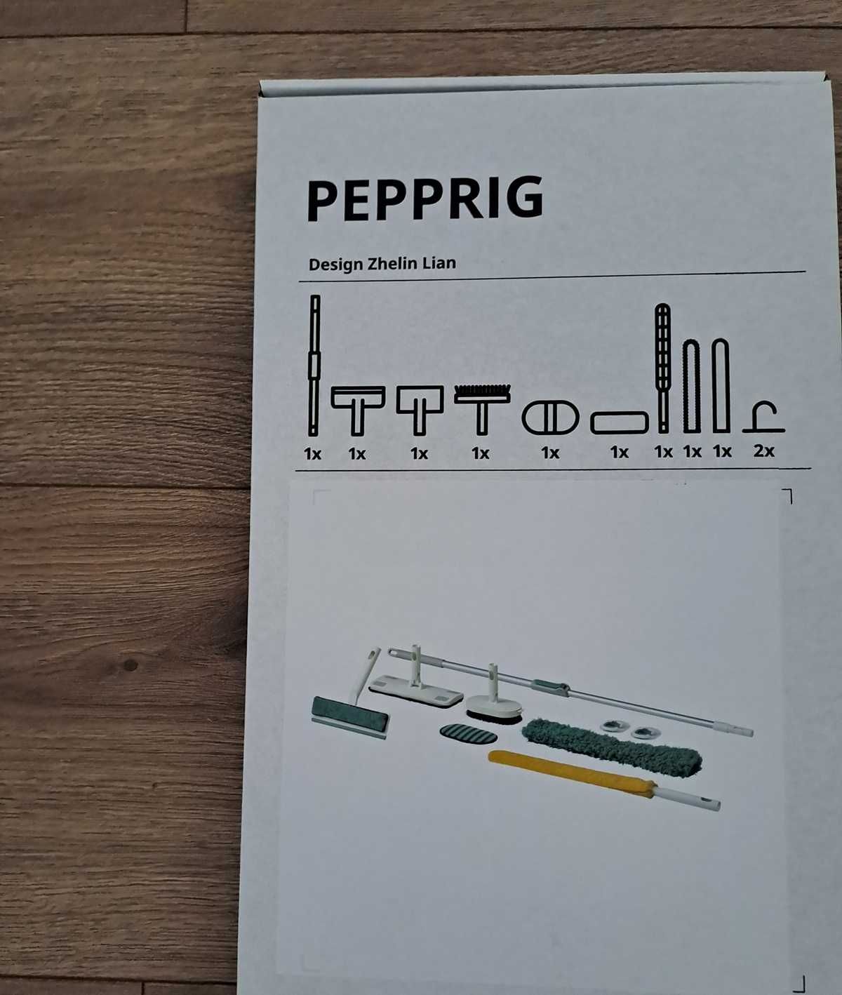 Ikea PEPPRIG Zestaw do sprzątania mop teleskopowy