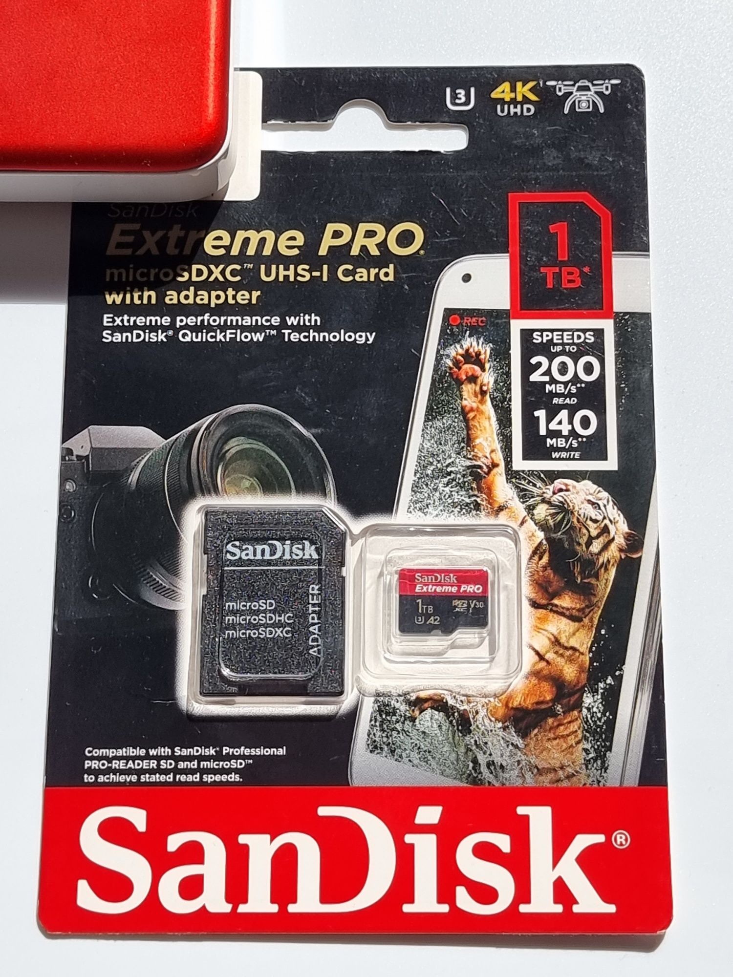 Karta pamięci 1 TB San Disc Extreme PRO microSDXC 200/140 mb/s