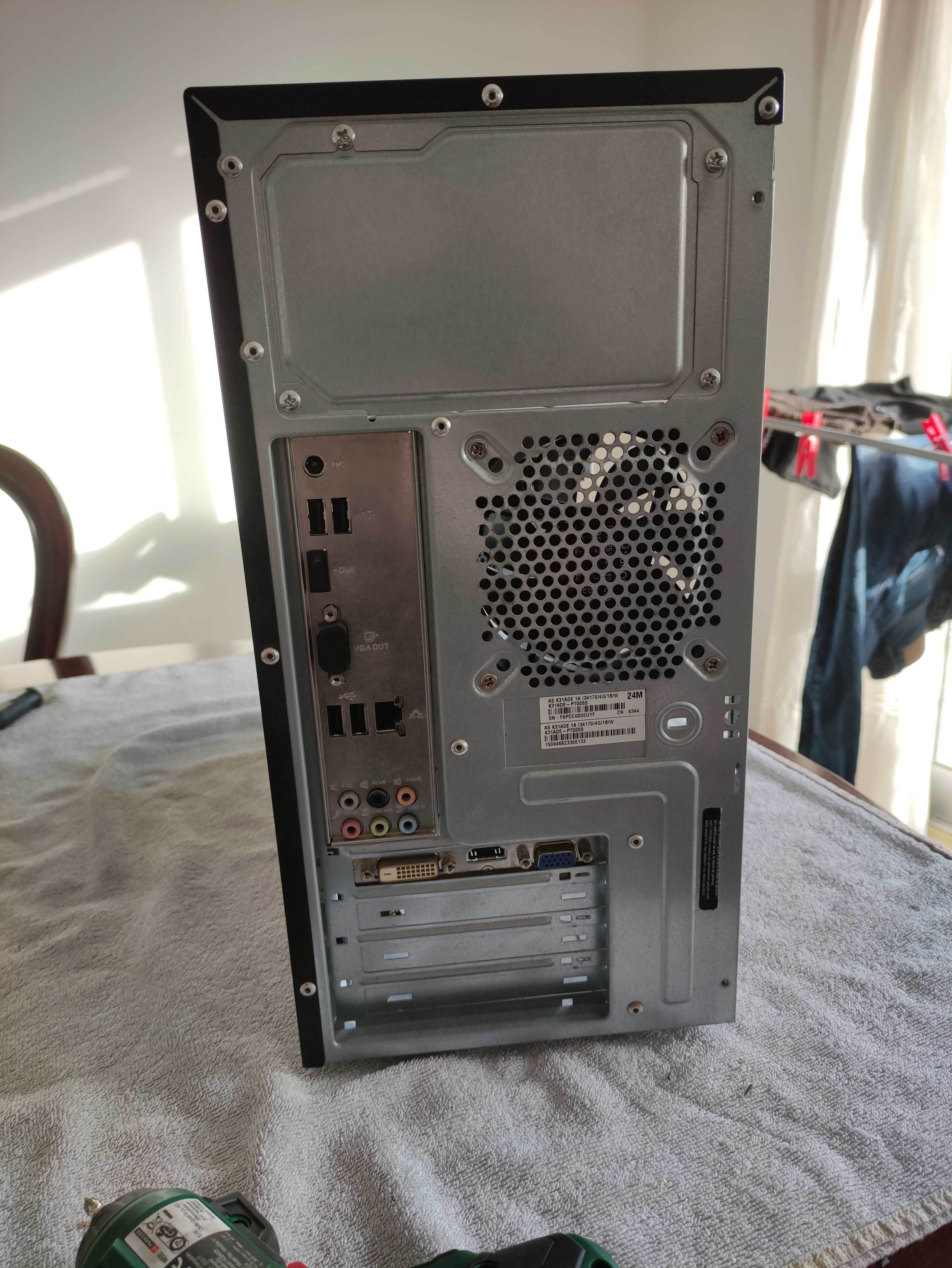 Computador Asus - i3 4170 CPU, Nvidia GT 710, 8GB RAM, 1TB HDD