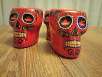 Tequila kieliszki 4szt czerwone