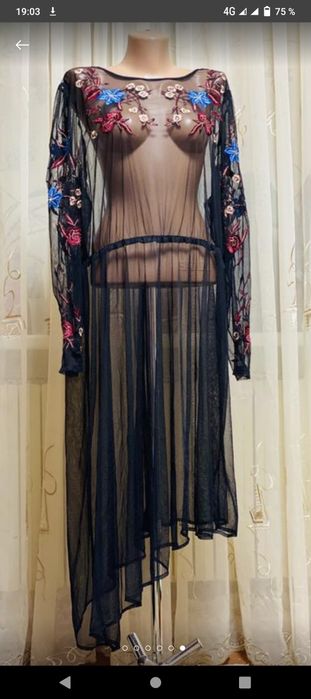 Чарівна прозора сукня 48-54 розміру