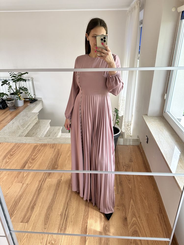 Sukienka L4 fiera rozmiar 38 wesele ślub druhna