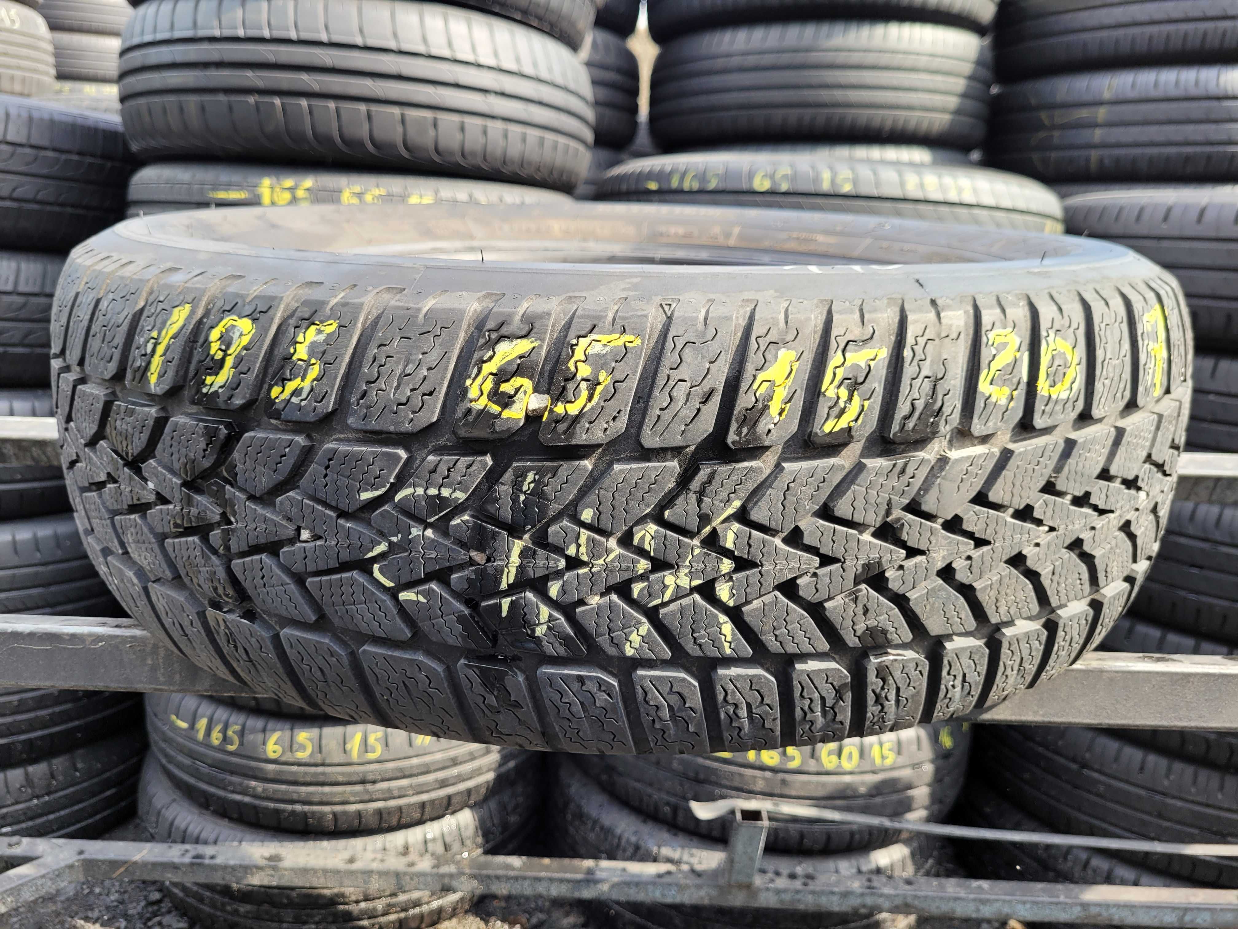 WYSYŁKA Opona Pojedyncza 195 65 R15 Dunlop Winter Response-2 2020r.