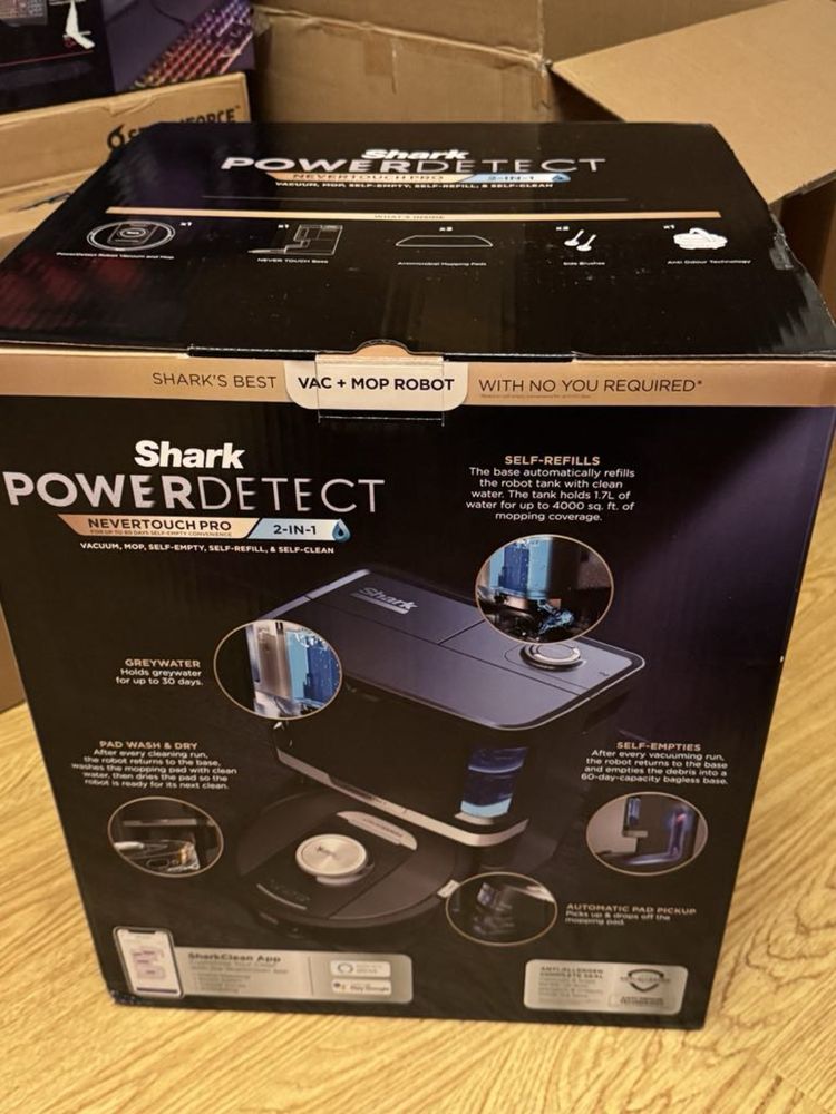 Robot sprzatajacy shark Power Detect 2w1 odkurzajacy i mopujacy